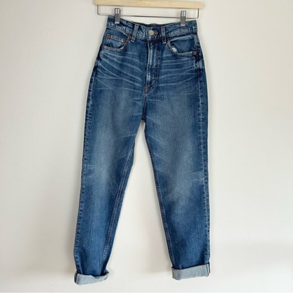 Moussy Plain Blue Jeans Straigth Slim - Picture 5 of 10